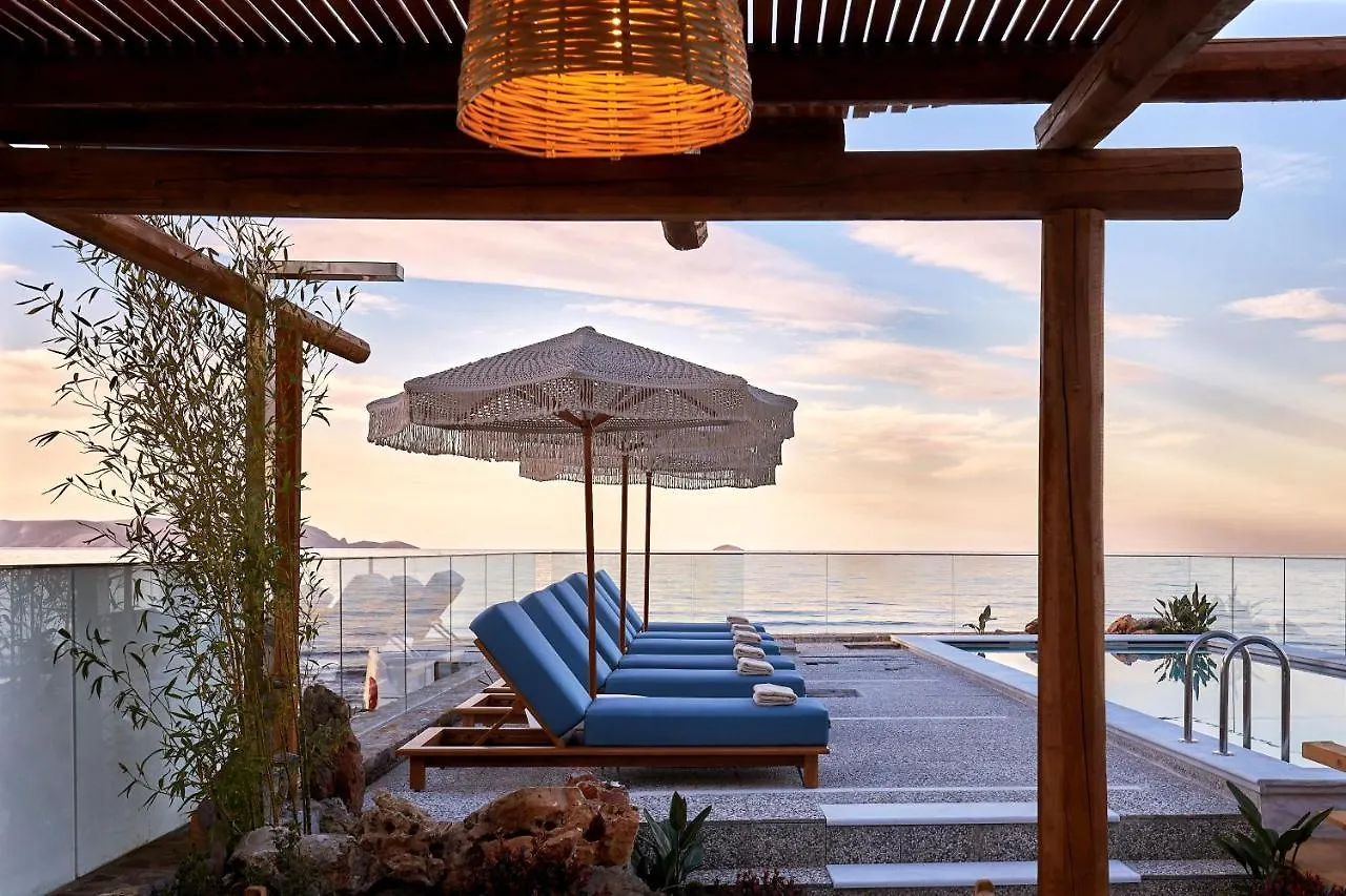 Rodo Seafront Villa With Heated Private Pool And Jacuzzis By Volta Suites And Villas Kokkini Hani Greece