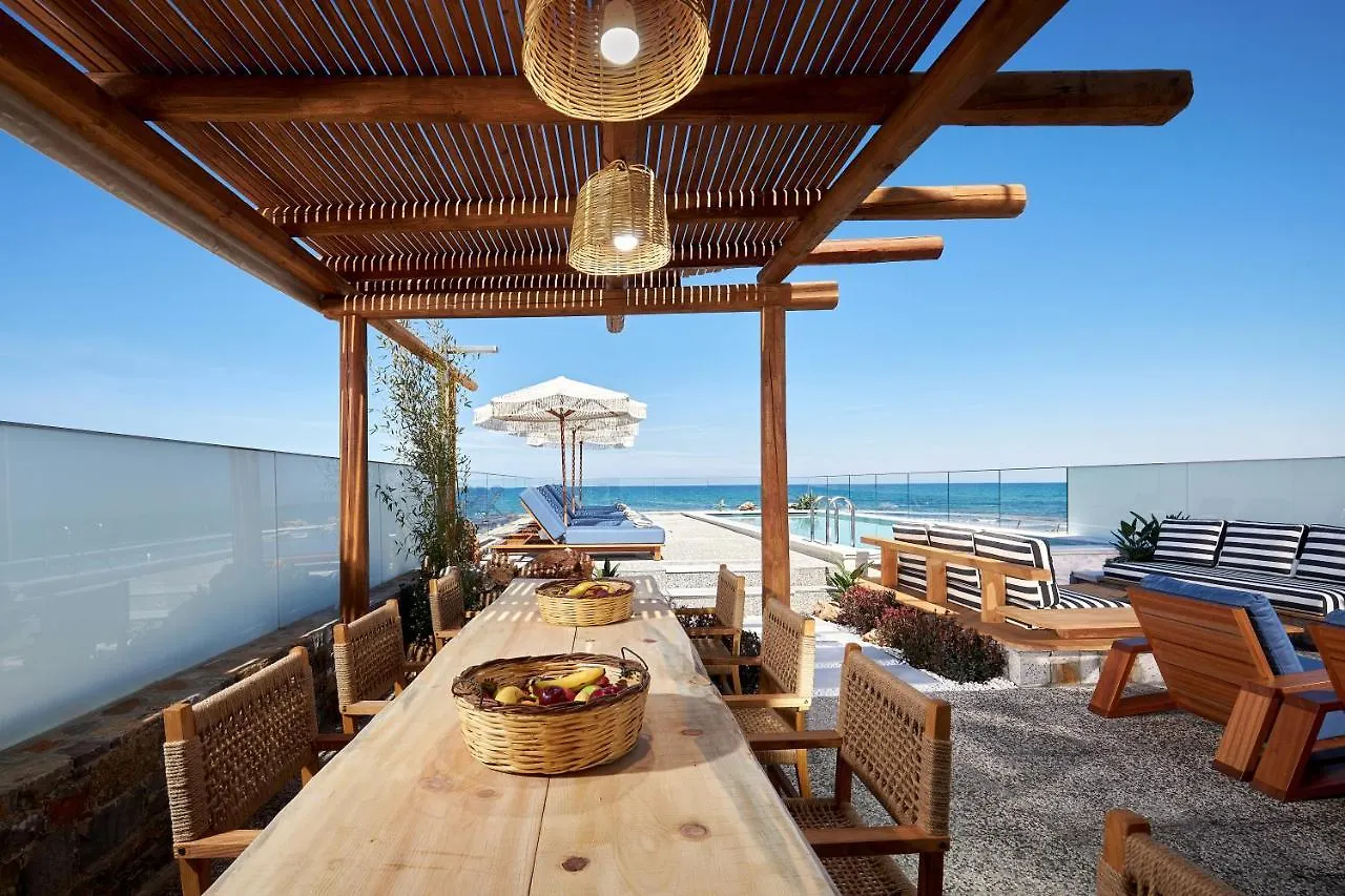 Rodo Seafront Villa With Heated Private Pool And Jacuzzis By Volta Suites And Villas Kokkini Hani Greece