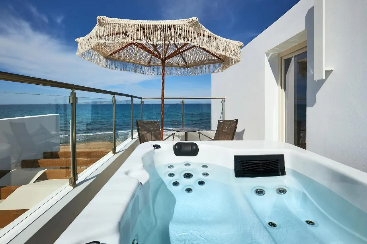 Rodo Seafront Villa With Heated Private Pool And Jacuzzis By Volta Suites And Villas Kokkini Hani