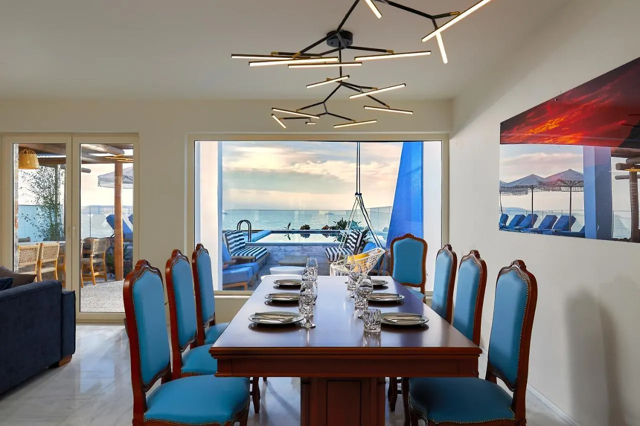 Rodo Seafront Villa With Heated Private Pool And Jacuzzis By Volta Suites And Villas Kokkini Hani