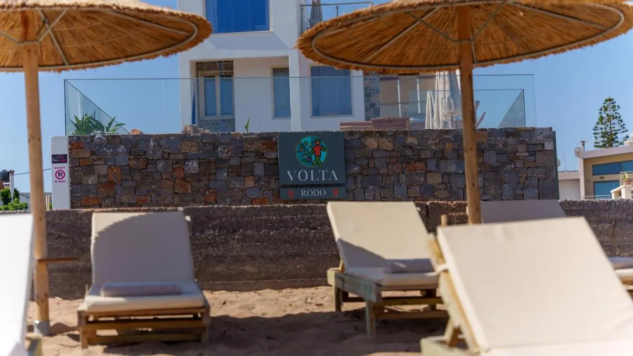 Rodo Seafront Villa With Heated Private Pool And Jacuzzis By Volta Suites And Villas Kokkini Hani