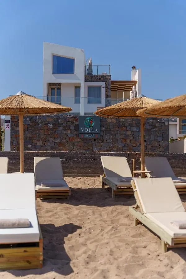 Rodo Seafront Villa With Heated Private Pool And Jacuzzis By Volta Suites And Villas Kokkini Hani